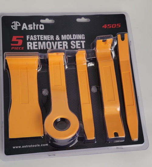 5 Piece Fastener & Molding Remover Set Action