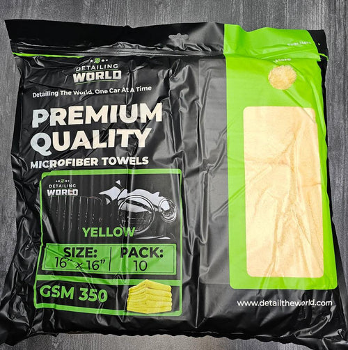 Detailing World Microfiber Towels -10Pack Action