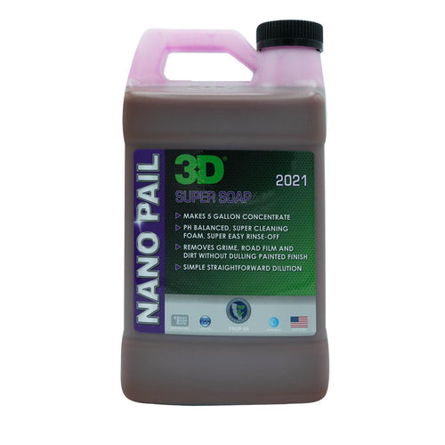3D NANO Super Soap 1 Gallon Action