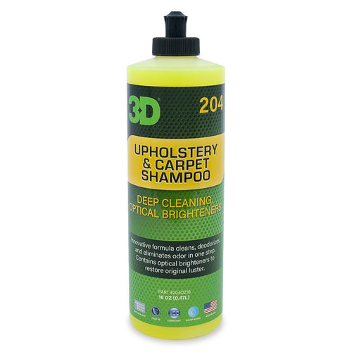 3D Upholstery & Carpet Shampoo Action